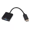 Gizzu 4K DisplayPort į VGA aktyvus adapteris Poly
