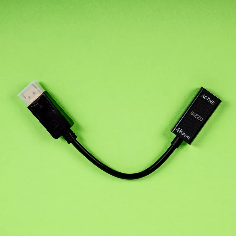 Gizzu 4K60Hz DisplayPort į HDMI aktyvus adapteris