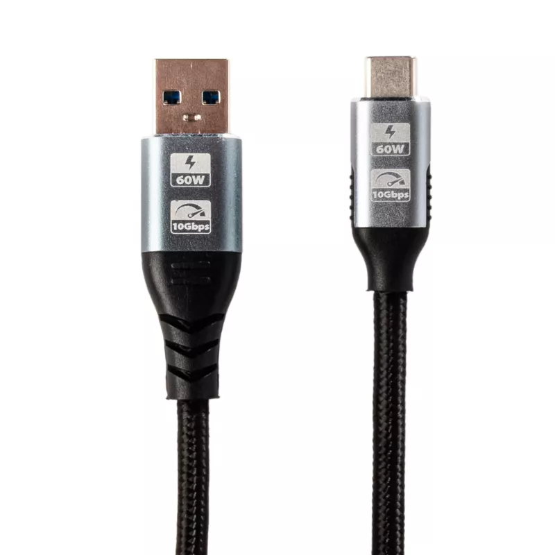 GIZZU 60W 10Gbps USB į Type-C 1m laidas