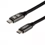 GIZZU 60W 5Gbps USB-C į USB-C laidas 2m juodas