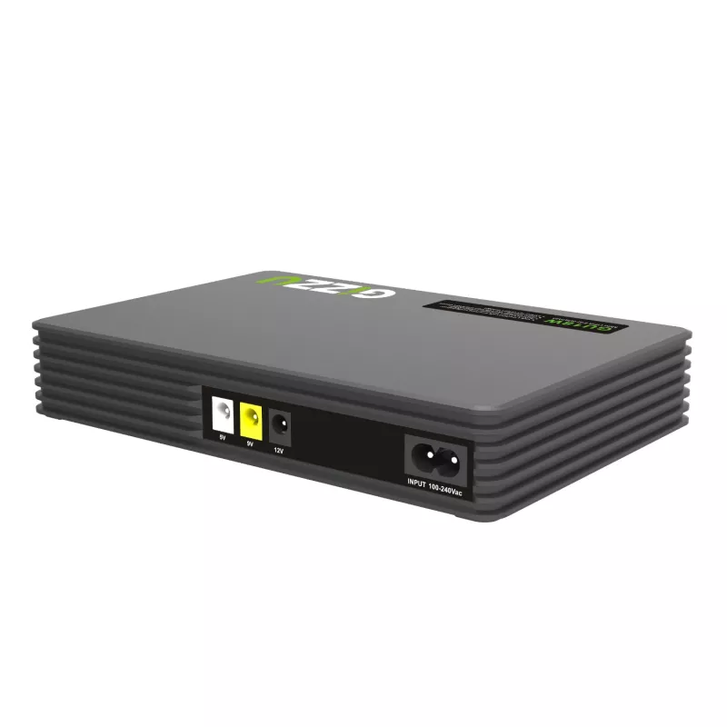Gizzu SURF Simple 18W 55Wh LiFePO4 MINI DC UPS - juoda