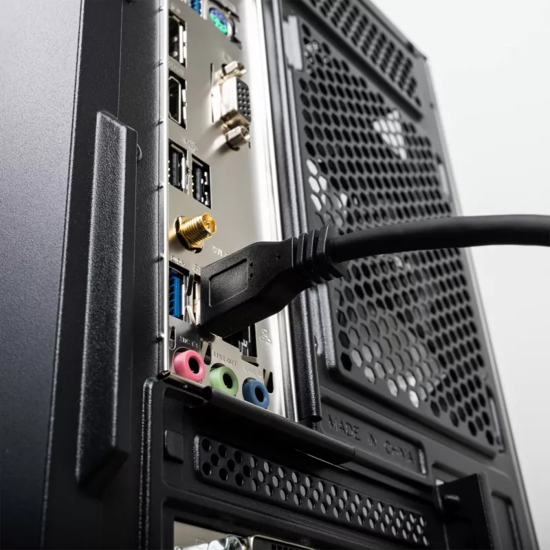 Gizzu USB 3.0 aktyvus prailginimo kabelis 5m - juoda