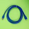 Gizzu USB 3.0 ilginimo laidas 2m – 5Gbps, vyriškas į moterišką, juodas