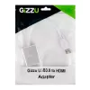 Gizzu USB 3.0 į HDMI adapteris - Full HD 1080p vaizdo išvestis, juoda