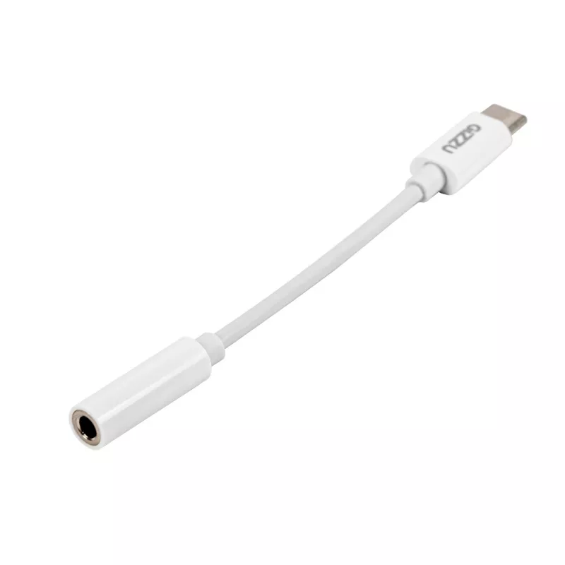 Gizzu USB Type-C į 3,5 mm AUX garso adapteris - baltas