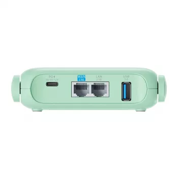 GL.iNet Beryl 7 Wi-Fi 7 maršrutizatorius GL-MT3600BE - dviejų juostų, 2.5G kelių gigabitų, OpenWrt, VPN, USB 3.0, juodas