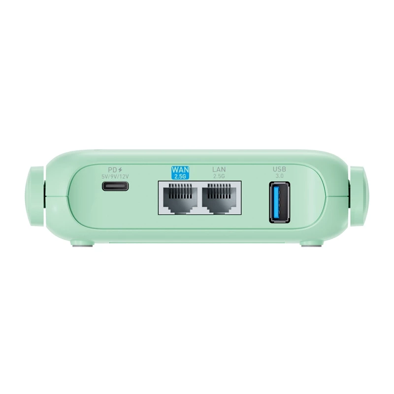 GL.iNet Beryl 7 Wi-Fi 7 maršrutizatorius GL-MT3600BE - dviejų juostų, 2.5G kelių gigabitų, OpenWrt, VPN, USB 3.0, juodas