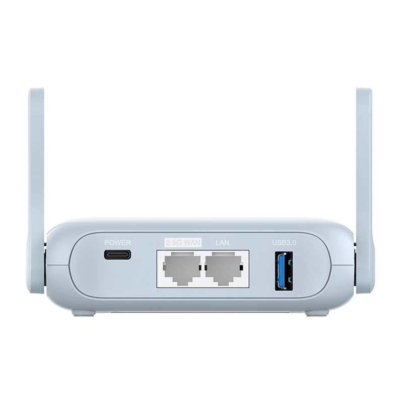 GL.iNet Beryl AX GL-MT3000 kišeninis Wi-Fi 6 kelioninis maršrutizatorius, AX3000 dviejų juostų, 2.5G WAN, 1G LAN, USB 3.0, OpenWrt, VPN, WireGuard, OpenVPN, WPA3, AdGuard Home