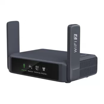 GL.iNet Slate 7 AC750 dviejų dažnių gigabitinis belaidis maršrutizatorius su OpenWrt, USB 2.0, MicroSD lizdu, VPN palaikymu