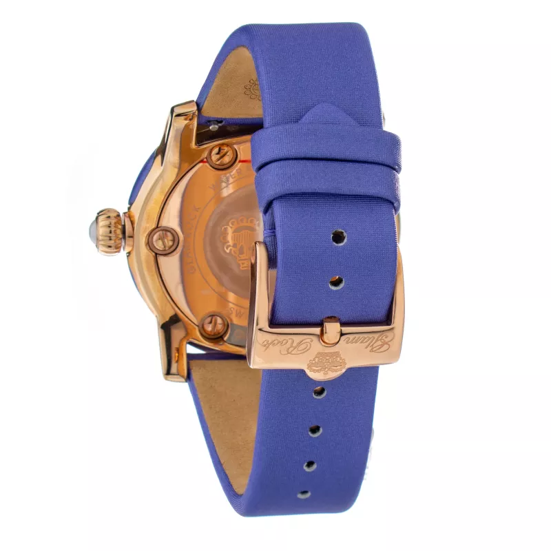 GLAM ROCK GR10050 Miami Collection Moteriškas Laikrodis 46mm Baltas Odinis Dirželis Šveicariškas Kvarcinis