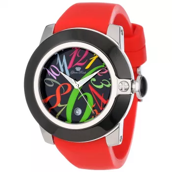 GLAM ROCK GR32040 Moteriškas Šveicariškas kvarcinis chronografo laikrodis 44mm Juodas silikonas