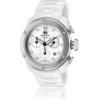Glam Rock GR50100 Moteriškas analoginis kvarcinis laikrodis 42mm juodu ciferblatu odiniu dirželiu