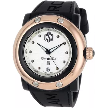 GLAM ROCK GR62019 Moteriškas keraminis laikrodis 46mm Šveicariškas kvarcas Baltas
