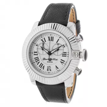 GLAM ROCK Women's GR32107 44mm Swiss Quartz Chronograph Watch White Silicone