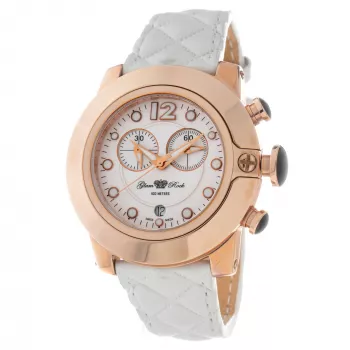 GLAM ROCK Women's Quartz Watch GR32166R 44mm White Silicone Strap