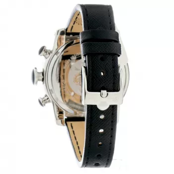 GLAM ROCK Moteriškas Šveicariškas kvarcinis laikrodis GR32118 44mm Juoda oda