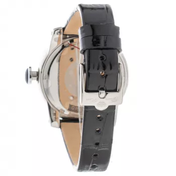 GLAM ROCK Women's Watch GR32018-BB (44mm) - Swiss Quartz, Black Ceramic Bezel, Silicone Strap