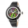 GLAM ROCK Women's Watch GR32018-BB (44mm) - Swiss Quartz, Black Ceramic Bezel, Silicone Strap