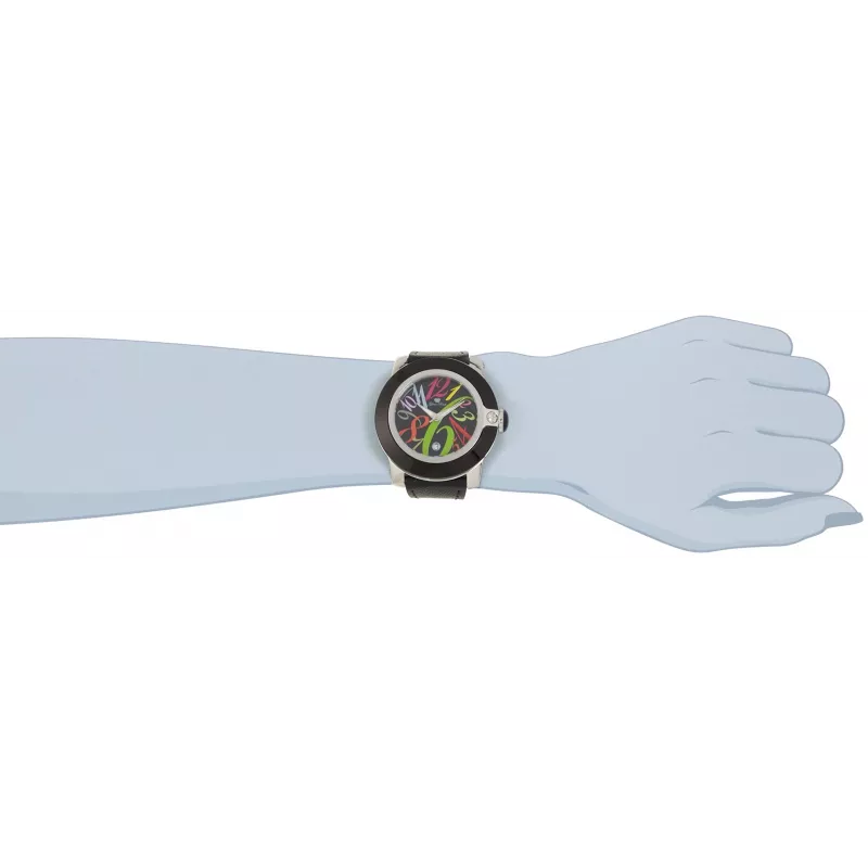 GLAM ROCK Women's Watch GR32018 Miami Collection 44mm Swiss Quartz Stainless Steel Leather Black