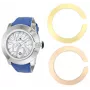 GLAM ROCK Women's Watch GR32080 Miami 44mm Swiss Quartz White Silicone