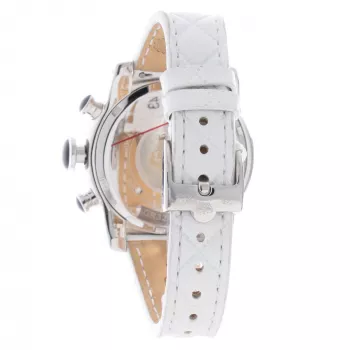 GLAM ROCK Women's Watch GR32153P 44mm Swiss Quartz Stainless Steel Ceramic Bezel Silicone Band Black