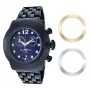 GLAM ROCK Moteriškas Laikrodis GR32161 (44mm) - Baltas Keraminis Šveicariškas Kvarcas