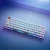 Glorious GMMK 2 Compact klaviatūra – Fox jungikliai, „Nordic“ išdėstymas, balta