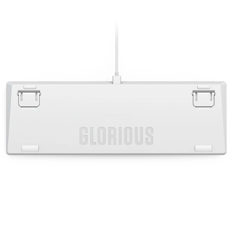Glorious GMMK 2 pilno dydžio klaviatūra - Fox jungikliai, NO išdėstymas, balta
