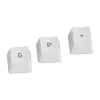 Glorious GPBT Keycaps - 115 PBT klavišų, ISO, ES išdėstymas, Arctic White