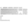 Glorious GPBT Keycaps - 115 PBT klavišų, ISO, ES išdėstymas, Arctic White