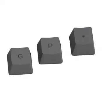 Glorious GPBT Keycaps - 115 PBT klavišų, ISO, ES išdėstymas, Black Ash