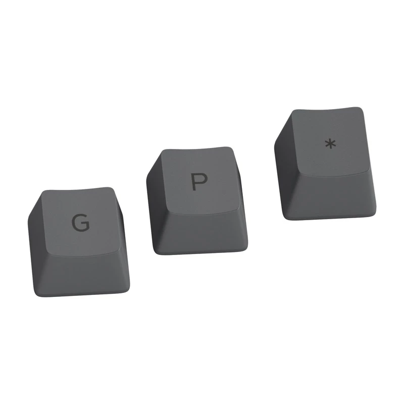 Glorious GPBT Keycaps - 115 PBT klavišų, ISO, ES išdėstymas, Black Ash