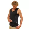 GLOVII GV2XL Šildomas Liemenė - Unisex, Elastinga, USB Maitinimas, 5 Šildymo Zonos, 3 Šilumos Lygiai, Juoda, S-2XL