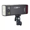 Godox AD200Pro II Pocket Flash rinkinys su plika lempute ir Fresnel galvute, 200Ws, TTL/HSS, 2.4GHz X sistema
