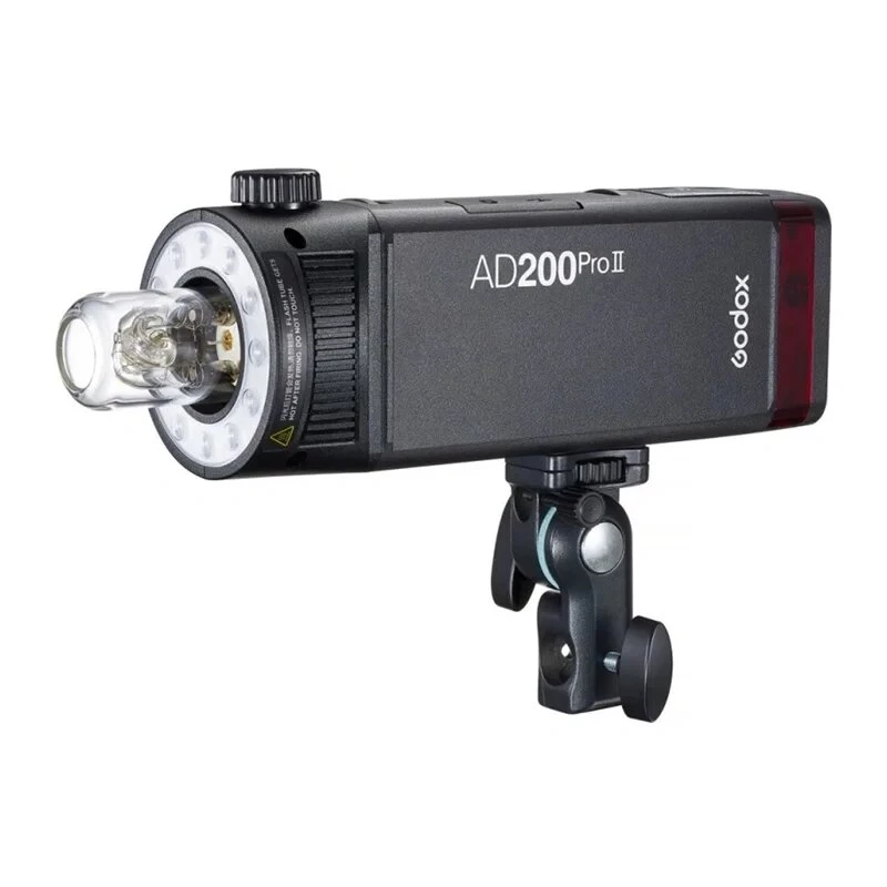 Godox AD200Pro II Pocket Flash rinkinys su plika lempute ir Fresnel galvute, 200Ws, TTL/HSS, 2.4GHz X sistema