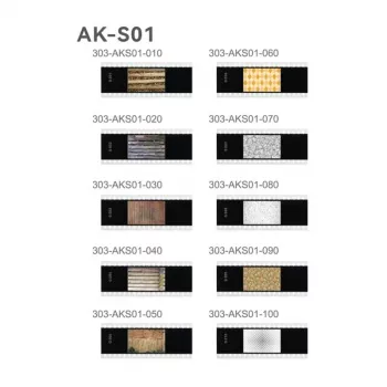 Godox AK-S01 Gobo skaidrių rinkinys, skirtas AK-R21 projekcijos priedui (10 metalinių raštų)