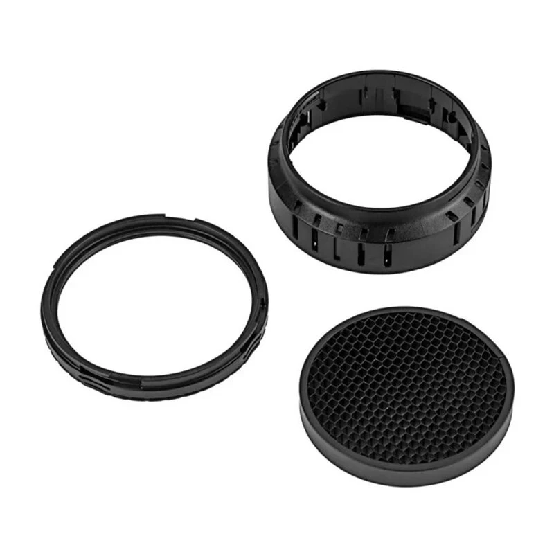 GODOX BD-10 AD300PRO blykstės galvutės žaliuzių rinkinys su 4 spalvų filtrais, magnetiniu tvirtinimu, aliuminio lydinys