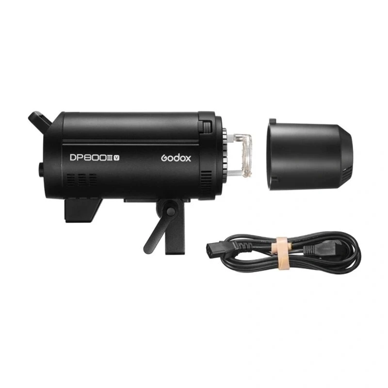 Godox DP400IIIV 400Ws studijos blykstė su 30W LED modeliavimo lempute, 2.4G belaidė X sistema, Bowens tvirtinimas, 5600K