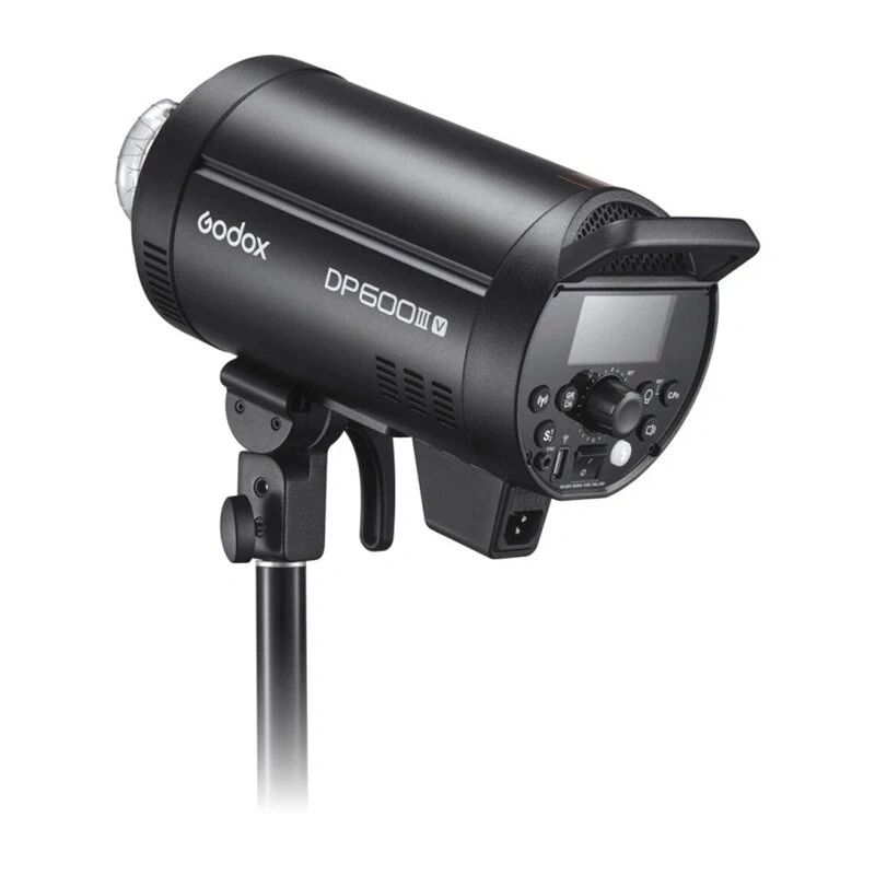 Godox DP600IIIV 600Ws studijos blykstė su 30W LED modeliavimo lempute, 2.4G belaidė X sistema, Bowens tvirtinimas