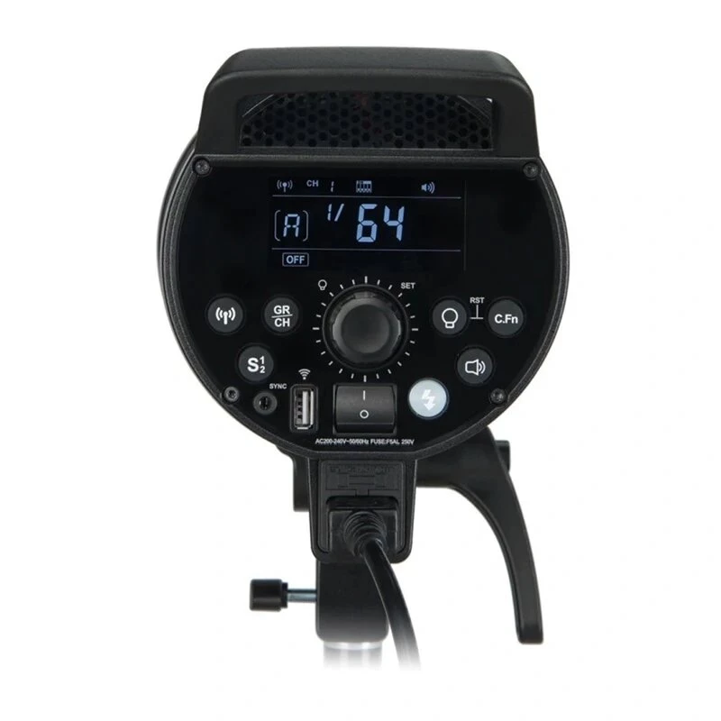 GODOX DP800IIIV 800Ws studijos blykstė su 2.4G belaidė X sistema, Bowens tvirtinimu, 150W modeliavimo lempa
