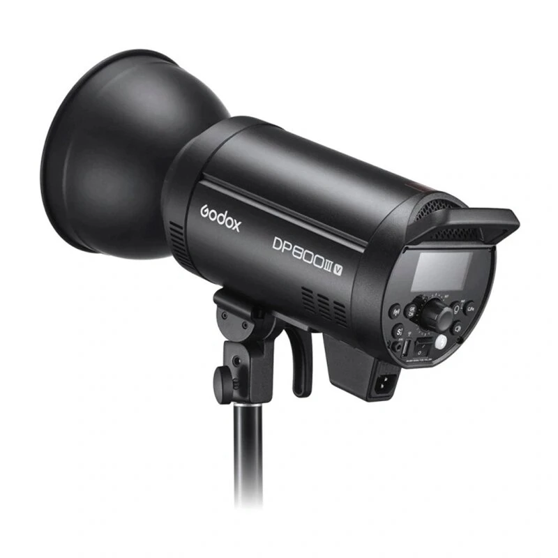 GODOX DP800IIIV 800Ws studijos blykstė su 2.4G belaidė X sistema, Bowens tvirtinimu, 150W modeliavimo lempa
