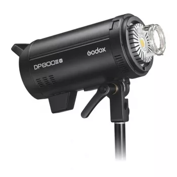 GODOX DP800IIIV 800Ws studijos blykstė su 2.4G belaidė X sistema, Bowens tvirtinimu, 150W modeliavimo lempa