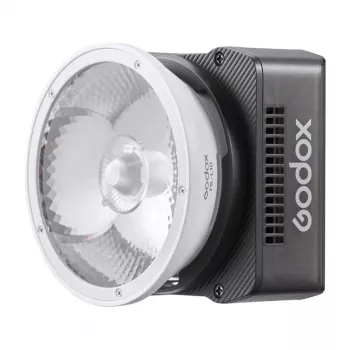 Godox ML40R 40W dvispalvė LED studijos lemputė su Bluetooth valdymu, CRI 96+, 2800K-6500K, tylus ventiliatorius, LCD, maitinimas iš tinklo