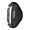 Godox SFUV5050 sulankstomas kvadratinis softbox 50x50cm su S-Type tvirtinimu, sidabrinis vidus, nuimami difuzoriai ir nešiojimo krepšys