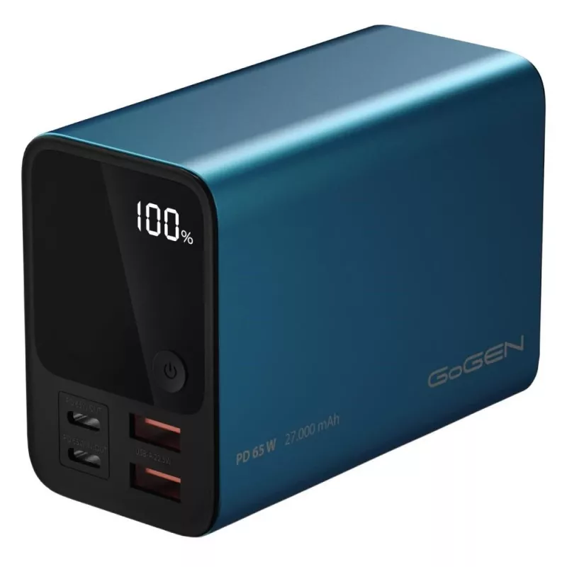 GoGen PB270001BL Power Bank 27000 mAh Mėlyna
