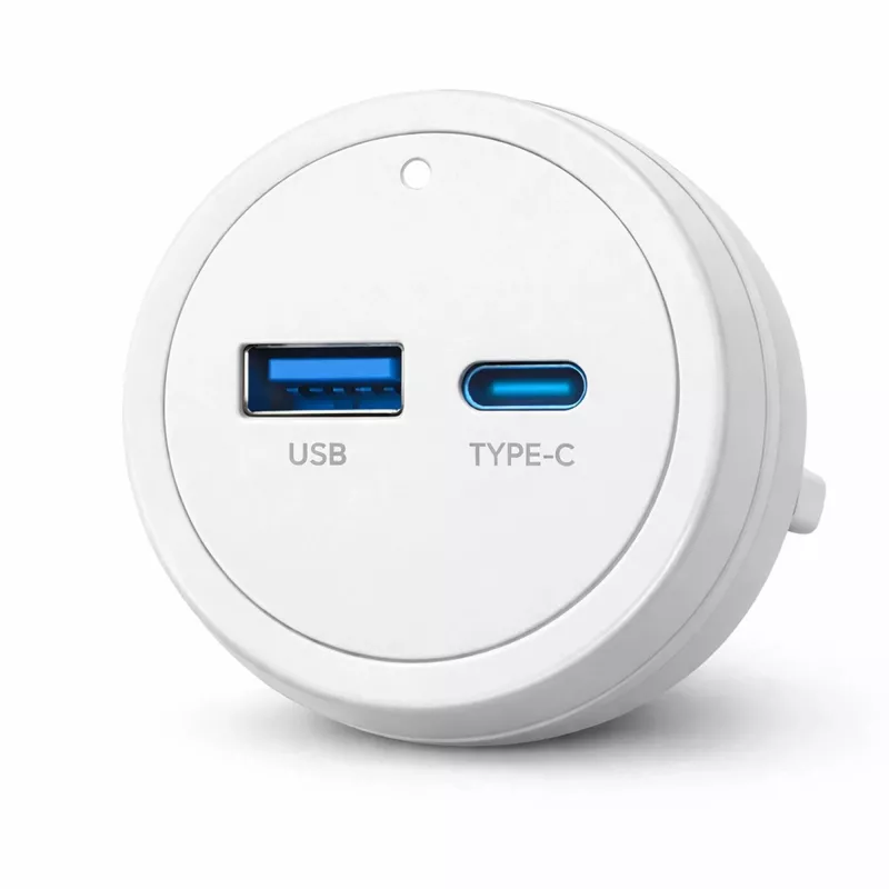 GONEO Power Track Adapter USB + USB-C White