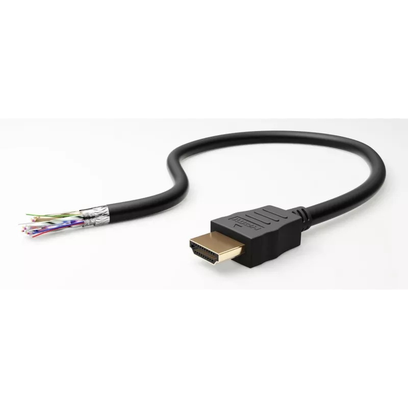 Goobay 80105 minkštas didelės spartos HDMI kabelis su Ethernet - 5 m juodas