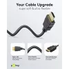 Goobay 80105 minkštas didelės spartos HDMI kabelis su Ethernet - 5 m juodas