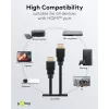 Goobay 80105 minkštas didelės spartos HDMI kabelis su Ethernet - 5 m juodas