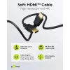 Goobay 80105 minkštas didelės spartos HDMI kabelis su Ethernet - 5 m juodas